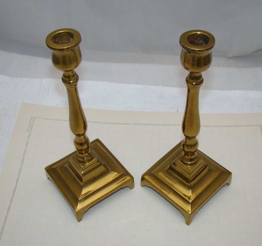 Подсвечники старинные 2 шт.  (M815)