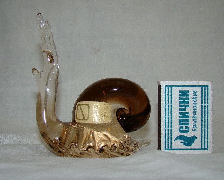 Улитка стеклянная Мурано (T908)