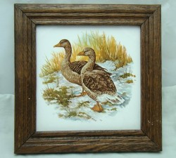Репродукция на керамике "Утки" (U094)