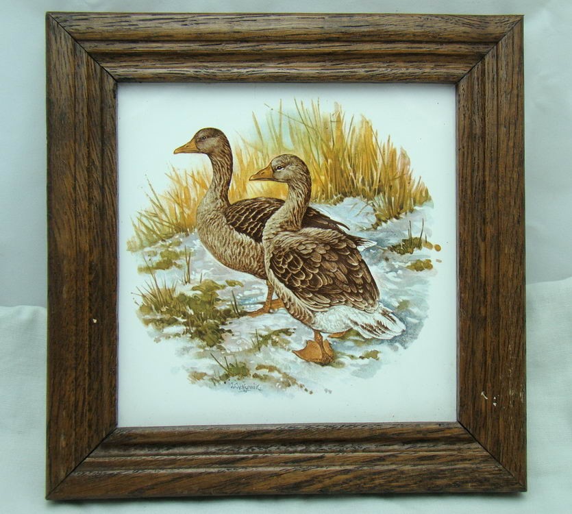 Репродукция на керамике "Утки" (U094)