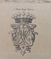 Старинные гравюры в рамках Парижская мода 3 шт. (A905)