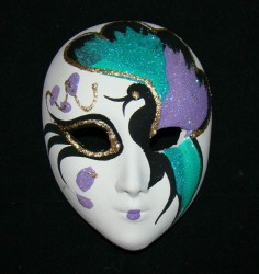 Венецианская маска декоративная (U410)
