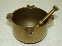 Пепельница Ступка с пестиком - гасилкой (W149)