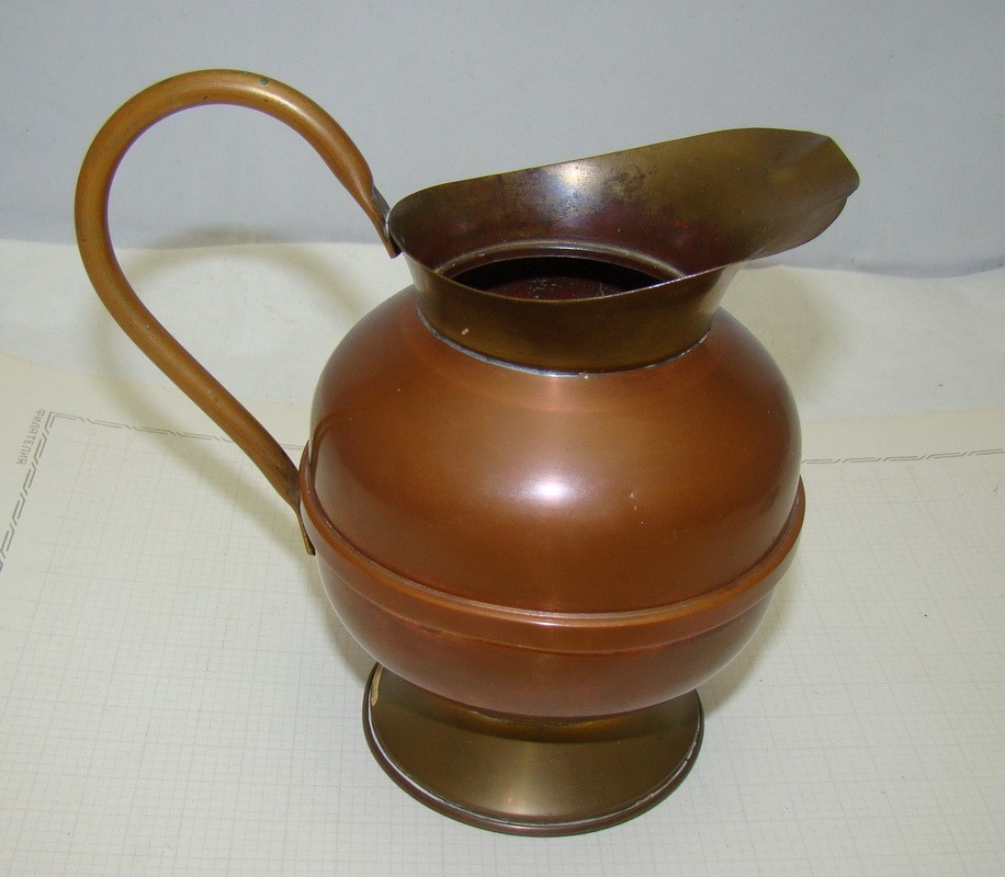Кувшин медный винтажный (Q061)
