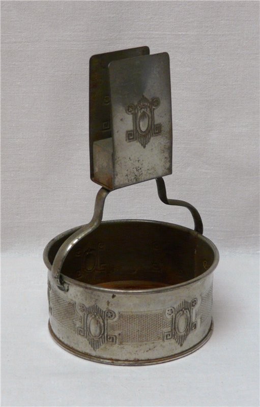 Пепельница со спичечницей старинная (L353)
