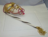 Маски венецианские карнавальные 2 шт. (Y979)