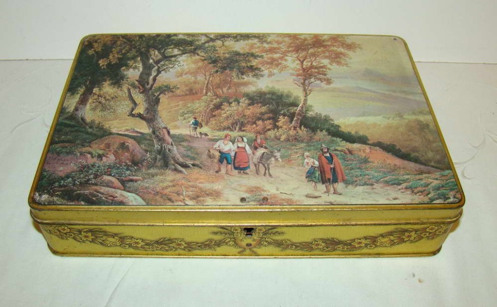Коробка шкатулка с репродукцией (T821)