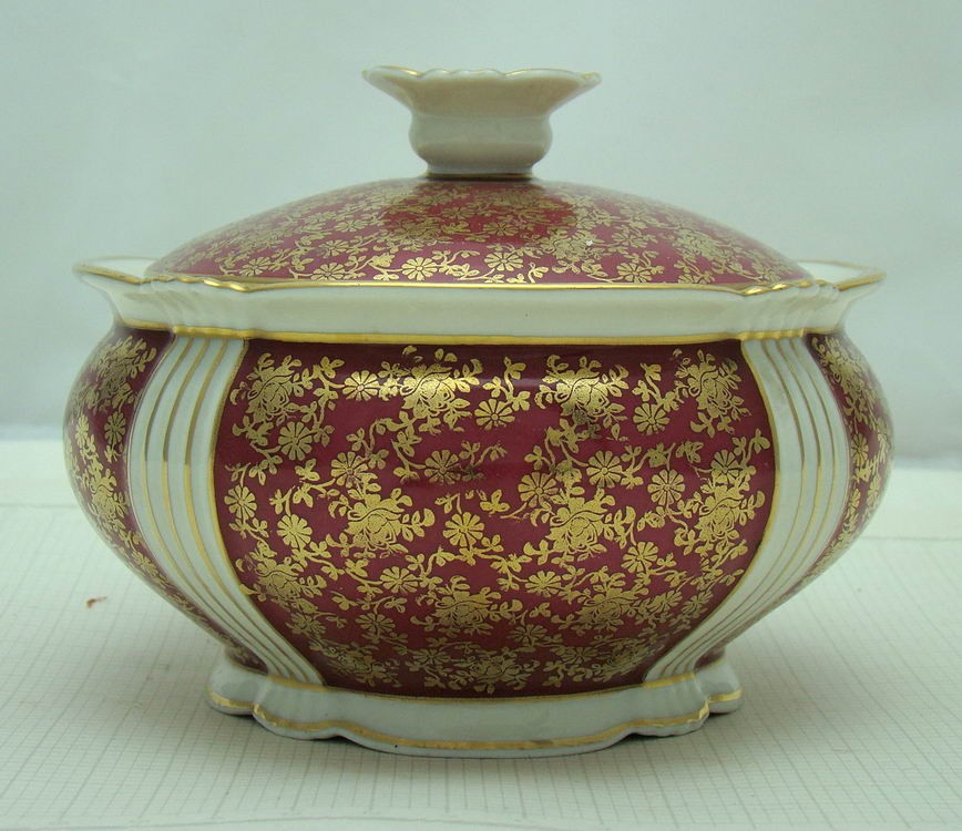 Сахарница фарфоровая (U411)