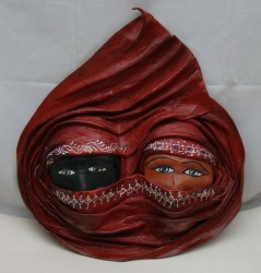 Настенное украшение из кожи Бедуины (Y980)