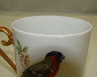 Кофейные винтажные чашки Птицы 3 шт. (Z075)