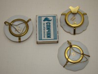 Limoges миниатюры фарфоровые 3 шт. (A413)