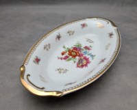 Блюдо лоточек винтажный Цветы (B006)