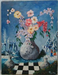 Картина винтажная Цветы (Y254)