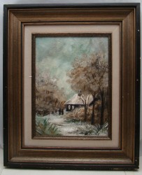 Картина винтажная пейзаж (Y487)