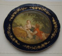 Тарелка винтажная по мотивам Франсуа Буше (M722)