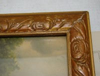 Принт в рамке винтажный Ангел-хранитель (M918)