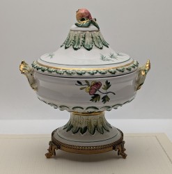 Zanotto винтажная ваза-конфетница с крышкой шкатулка (B007)