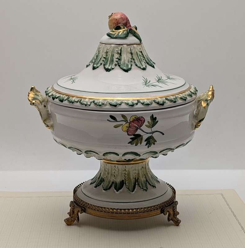 Zanotto винтажная ваза-конфетница с крышкой шкатулка (B007)