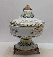 Zanotto винтажная ваза-конфетница с крышкой шкатулка (B007)