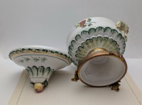 Zanotto винтажная ваза-конфетница с крышкой шкатулка (B007)