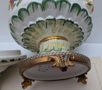 Zanotto винтажная ваза-конфетница с крышкой шкатулка (B007)