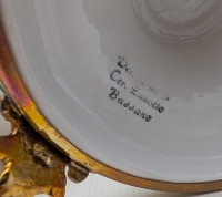 Zanotto винтажная ваза-конфетница с крышкой шкатулка (B007)