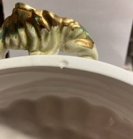 Zanotto винтажная ваза-конфетница с крышкой шкатулка (B007)