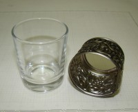 Стопки в подстаканниках винтажные 6 шт. (Z077)