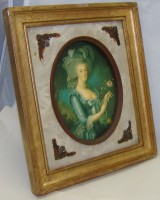 Картина принт Портрет Марии-Антуанетты с розой (M040)