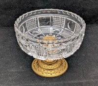 Конфетница хрустальная винтажная (A810)
