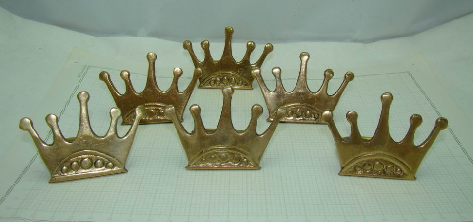 Кольца для салфеток "Корона" 6шт. (R691)