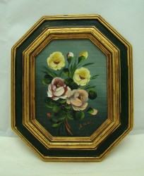 Рисунок старинный "Цветы" (U901)