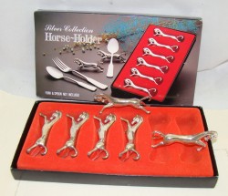 Подставки под столовые приборы Лошадь 6 шт. (Y256)