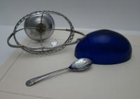 Сахарница с ложечкой Англия винтаж (A713)