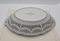 Ваза фруктовница ажурная старинная Лебеди (A910)