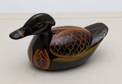 Шкатулка-фигурка винтажная Утка (B105)