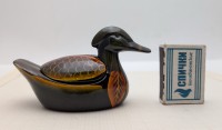 Шкатулка-фигурка винтажная Утка (B105)