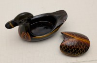 Шкатулка-фигурка винтажная Утка (B105)