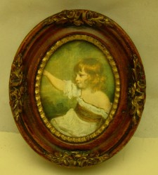 Репродукция на шелке винтажная (X396)