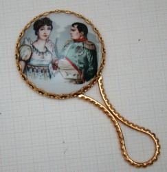 Зеркальце маленькое Наполеон и Жозефина (Y984)