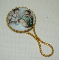 Зеркальце маленькое Наполеон и Жозефина (Y984)