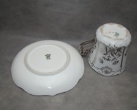 Carl Tielsch & Co чайная пара старинная коллекционная (M821)