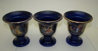 Fountas ceramics чаши вазочки греческие с дефектами 3 шт. (A517)