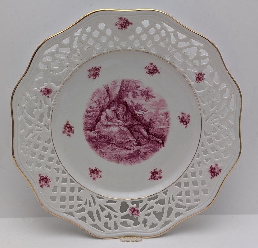 Тарелка ажурная винтажная Bavaria (A911)