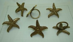 Кольца для салфеток "Морская звезда" 6шт. (R693)