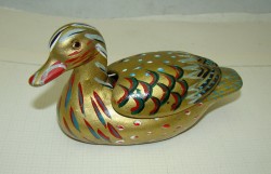 Шкатулка винтажная Утка (X612)