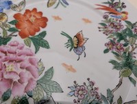 Тарелка фарфоровая винтажная с ручной росписью (A912)