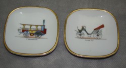 Limoges лоточки пепельницы фарфоровые 2 шт. (X820)