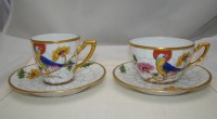 Limoges чайная и кофейная пары старинные (M530)
