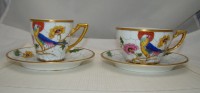 Limoges чайная и кофейная пары старинные (M530)
